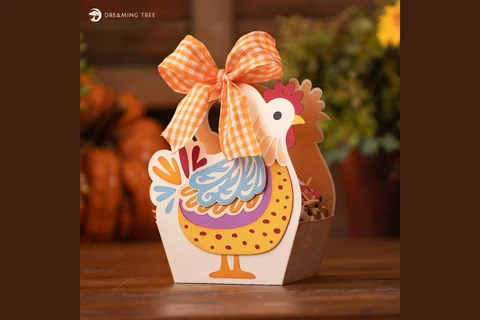 Autumn Cluck Bag SVG