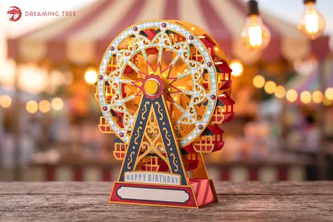 Midway Ferris Wheel paper craft
